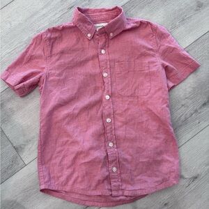 abercrombie kids Pink Short-Sleeve Button-Down Shirt 9/10